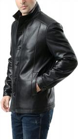 img 3 attached to New Zealand Lambskin Leather City Jacket For Men By BGSD Brady