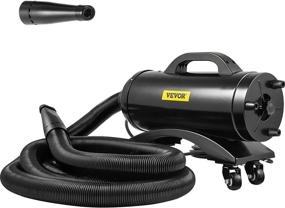 img 4 attached to 🚗✨ High Velocity Car Dryer Air Blower - VEVOR 8.0HP Powered, 320 CFM, 110V 5-20P (20A) Plug, with Casters, 33ft Flexible Hose, and 2 Air Jet Nozzles - Ideal for Car Wash Water Drying Machine