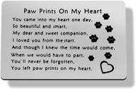 🐾 engraved wallet inserts: heartfelt pet memorial gift for pet owners - sympathy, loss, and remembrance логотип