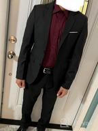 img 1 attached to Sharp And Sleek: Men'S Slim Fit Suit Jackets Ideal For Business And Formal Occasions review by Greg Horn