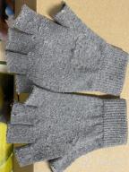 img 1 attached to Warm Up In Style With ZLYC Women'S Wool Knit Fingerless Gloves For Winter review by Brenda Ward