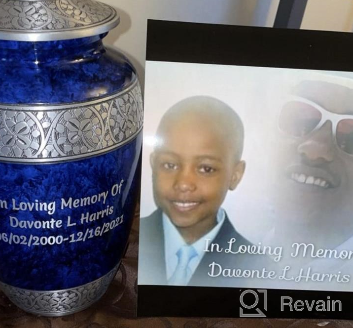 img 1 attached to Personalized Urn For Human Ashes - SmartChoice Adult Memorial Funeral Cremation Urn review by Sidewinders Rains