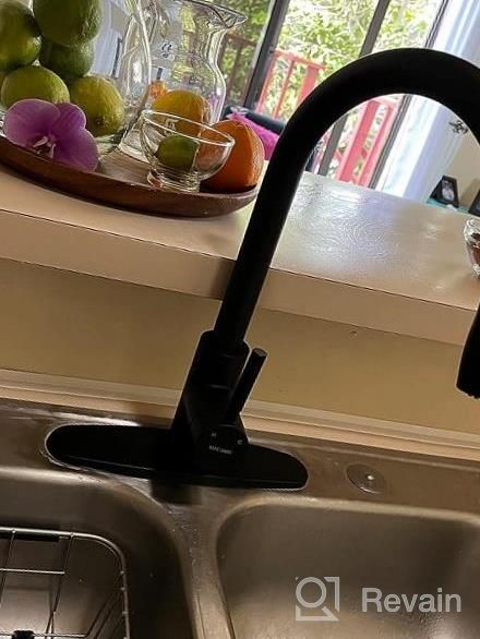 img 1 attached to Upgrade Your Kitchen With WEWE Pull Down Sprayer Faucet In Oil Rubbed Bronze Finish - Ideal For Residential And Commercial Settings review by Jontrell Fernandes