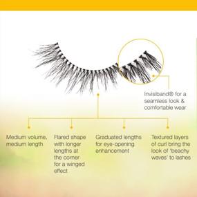 img 1 attached to Achieve Dramatic Eye Looks With Ardell'S TexturEyes 584 False Lashes
