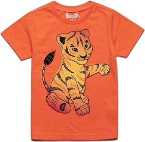 img 1 attached to Adorable Peek Zoo Toddler Sleeve Tshirt: Perfect Girls' Clothing for Tops, Tees & Blouses