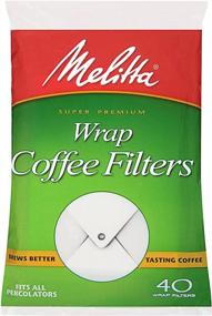 img 3 attached to ☕️ Melitta Wrap Around Coffee Filters 627402 - 40 Ct (3 Pack): Exceptional Brewing with Convenient Wrap Design