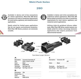 img 3 attached to 2 Pin Delphi Metri Pack Waterproof Connector