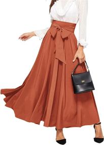 img 4 attached to SweatyRocks Womens Elegant Pleated Skirts Women's Clothing : Skirts