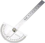 nortools stainless steel protractor - accurate angle measurement tool for craftsmen and machinists logo