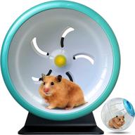 🐹 silent spinner 7-inch hamster wheel: super silent, adjustable stand, effective exercise for hamsters and rats logo