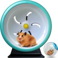 🐹 silent spinner 7-inch hamster wheel: super silent, adjustable stand, effective exercise for hamsters and rats логотип