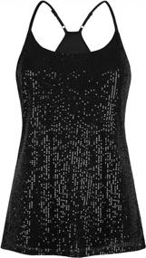 img 1 attached to Shimmer With Style: PrettyGuide Women'S All Over Sequin Sparkly Top For Party Perfect Look