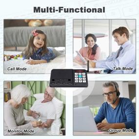 img 2 attached to Efficient Wireless Intercom System For Clear Home And Business Communication - 3 Pack With Multiple Channels And Codes For Versatile Use Up To 5300 Feet