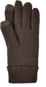 img 2 attached to 🧤 Stay Warm and Stylish with Bruceriver Knitted Thinsulate XL Men's Gloves & Mittens