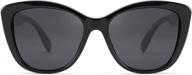 feisedy поляризованные винтажные американские квадратные солнцезащитные очки кошачий глаз jackie o b2451 логотип