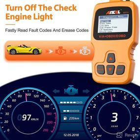 img 2 attached to Считыватель кодов ANCEL AD310 Plus OBDII Orange