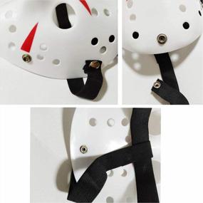 img 1 attached to 3-Piece Jason Mask Set For Men And Adults - Perfect For Cosplay, Halloween, Masquerade Parties, And Horror-Themed Events (Black, White, Grey)