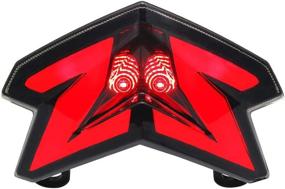 img 2 attached to 🔧 Enhance Safety and Style with MFC PRO Integrated Sequential LED Tail Lights for Kawasaki Z125 Pro 2013-2020 / ZX-6R（Ninja 636) Z800 2013-2017