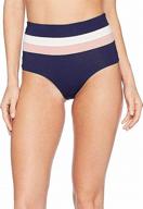 lspace color block stripe bottoms chestnut women's clothing : swimsuits & cover ups logo