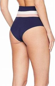 img 2 attached to LSpace Color Block Stripe Bottoms Chestnut Women's Clothing : Swimsuits & Cover Ups