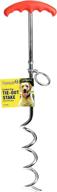 roscoe's pet products comfort grip tie out stake for dogs - available in various sizes for enhanced seo. logo