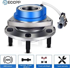 img 3 attached to 🔧 ECCPP Replacement Pair 2 Front Wheel Hub Bearing Assembly for Buick Century, Pontiac Bonneville, Cadillac DeVille, Chevrolet Impala, and More - 513121 5 Lug