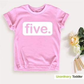 img 3 attached to 🎉 Optimized Toddler Birthday Shirts for Girls' Clothing: Tops, Tees & Blouses