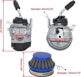 img 3 attached to Racing Carburetor Stroke Carb Filter