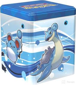 img 4 attached to Pokemon Cards Water Stacking Tin