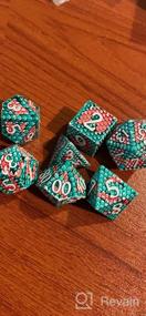 img 6 attached to 7PCS Metal DND Dice Set, Polyhedral Dungeons And Dragons Dice For Role Playing Games (Ancient Bronze)