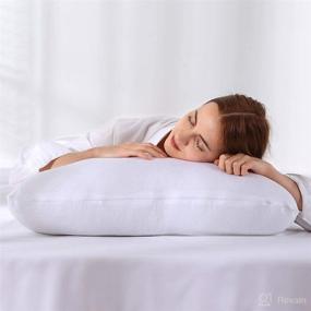 img 2 attached to 🤰 COMHO Full Body Pregnancy Pillow: U Shaped Maternity Pillow with Removable Gray Velvet Covers - Ultimate Support for Back, Neck, and Head