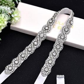 img 1 attached to 💎 Stunning Crystal Beaded Wedding Belts: Shop Azaleas Womens Accessories