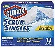 clorox bathroom scrub singles pads logo