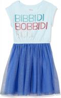 disney, marvel, star wars, frozen, and princess girls' knit tutu dresses - short-sleeved and perfect for toddlers' fashion logo