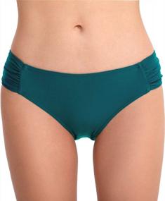 img 4 attached to Womens Swimsuit With Bikini Bottoms And Skirt - High/Low Waist And Tummy Control For Flattering Fit