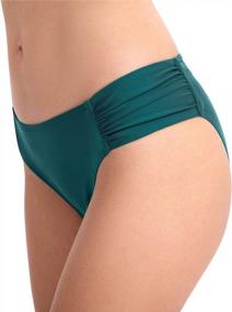 img 3 attached to Womens Swimsuit With Bikini Bottoms And Skirt - High/Low Waist And Tummy Control For Flattering Fit