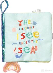 img 4 attached to 🐠 Discover Fun and Learning with Manhattan Toy's Under The Sea Soft Baby Activity Book featuring an Interactive Squeaker Fish