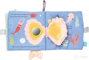 img 2 attached to 🐠 Discover Fun and Learning with Manhattan Toy's Under The Sea Soft Baby Activity Book featuring an Interactive Squeaker Fish