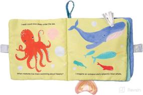 img 3 attached to 🐠 Discover Fun and Learning with Manhattan Toy's Under The Sea Soft Baby Activity Book featuring an Interactive Squeaker Fish