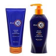 revitalize your hair with it's 10 miracle shampoo conditioner - effective hair care combo logo