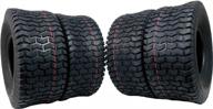 massfx lawn & garden mower tires 15x6-6 mo1566 4 ply 6mm tread 4 tire set logo