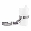 booginhead sippigrip gray chevron gogo baby toddler sippy cup holder strap logo