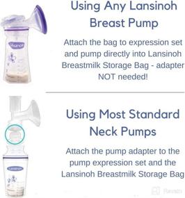 img 2 attached to 💪 Lansinoh Pump Adapters: Enhance Your Pumping Experience with this Convenient 2-Count Set