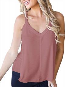 img 4 attached to Summer Styling Made Easy: Ybenlow Womens Knit Racerback Tank Tops In Casual Loose Fit