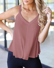 img 1 attached to Summer Styling Made Easy: Ybenlow Womens Knit Racerback Tank Tops In Casual Loose Fit