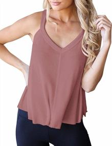 img 3 attached to Summer Styling Made Easy: Ybenlow Womens Knit Racerback Tank Tops In Casual Loose Fit