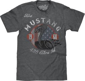 img 4 attached to 🐍 1968 Ford Mustang Cobra Tee Shirt by Tee Luv