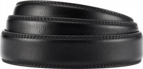 img 2 attached to 💼 Upgrade Your Style with CHAOREN Ratchet Replacement Leather Buckle: Essential Men's Accessories and Belts