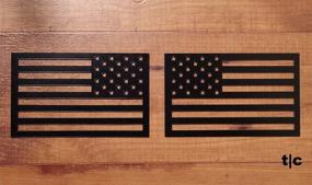 img 2 attached to Tactilian American Flag Magnet Cut-Out: Premium Tactical Car Decal Magnets Made in USA for Cars, Trucks, and SUVs