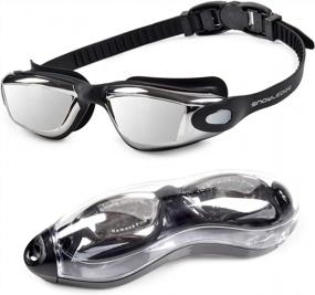 img 4 attached to Swimming Goggles For Men Women Youth Anti-Fog No Leaking UV Protection Wide View